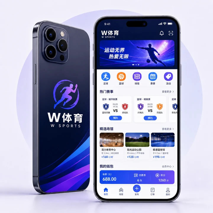 W体育原创移动端应用界面